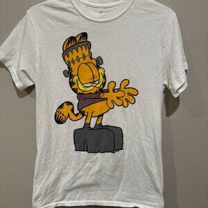Garfield Frankenstein Short Sleeve- T-Shirt - Size Small - PAWS, INC.